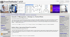 Desktop Screenshot of fromtheranks.com