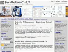 Tablet Screenshot of fromtheranks.com